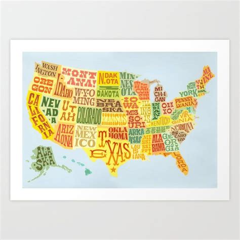 A Map Of The United States With Words Written In Different Languages On