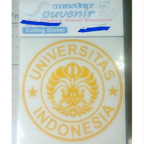 Jual Cutting Sticker Oracal Logo Universitas Indonesia Ui Kota