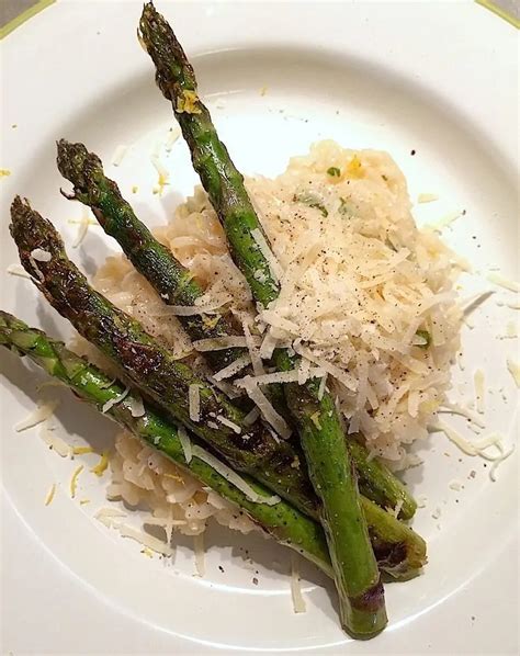 Risotto Met Groene Asperges Francesca Kookt