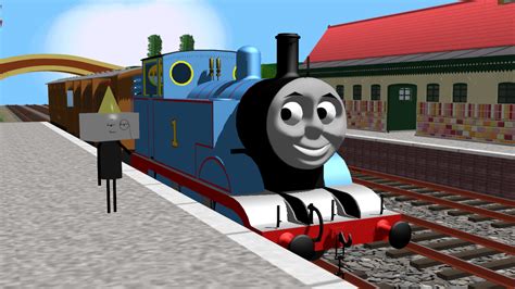 Mmd Thomas Meets Birthday Blam Boy By Francoraptor2018 On Deviantart