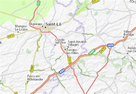 Mapa Michelin Saint Amand Villages Mapa Saint Amand Villages