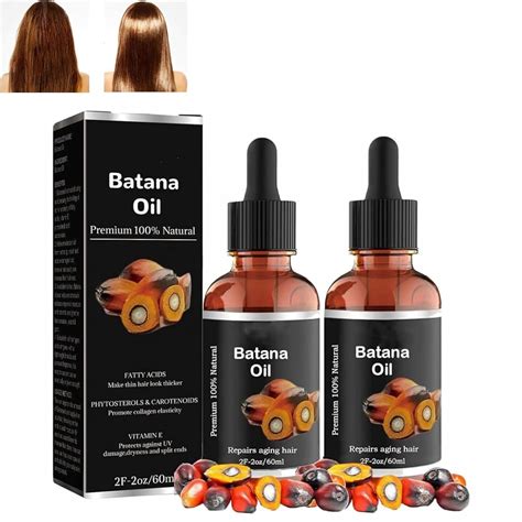 2 Stück Bio Batana Öl für Haarwachstum Bio Batanaöl für Gesundes Haar