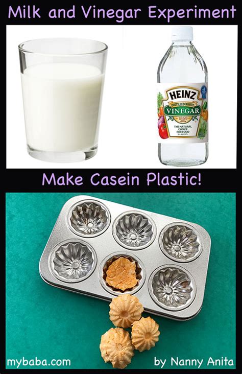 Make Casein Plastic in this Milk and Vinegar Experiment! | My Baba