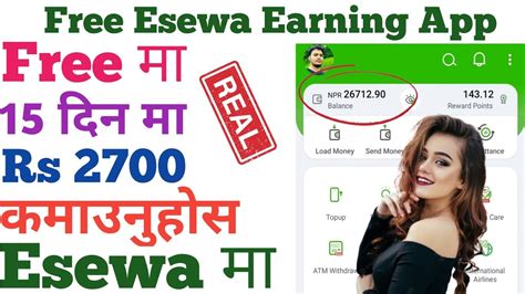 Rs Free Esewa No Esewa Earning App