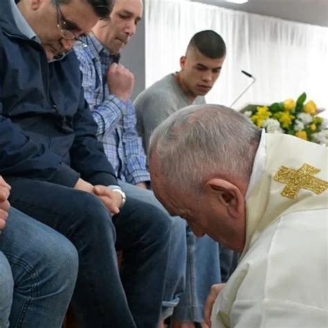 El Papa Francisco Pasó El Jueves Santo En Una Cárcel Filo News