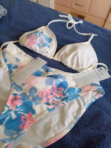 BOOTS Bikini Top And Matching High Leg Bottom Size 14 Halter Top BNWT