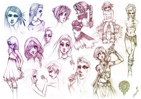 Sketches Ii By Charlie Bowater On Deviantart Sketches Illustration Art Art Drawings