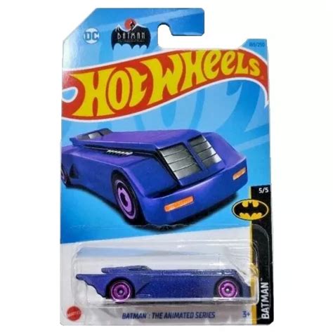 Hot Wheels Batman The Animated Series Morado Batimovil Mercadolibre