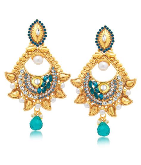 Sukkhi Intricately Crafted Gold Plated Earring Buy Sukkhi Intricately