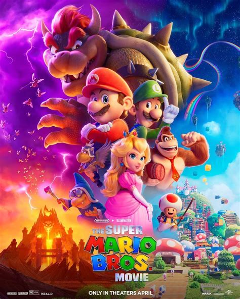 La Película De “super Mario Bros” Alista Su Estreno Con Un Nuevo Y Encantador Póster Oficial