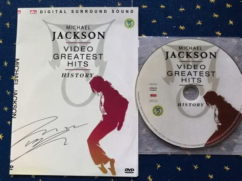 Michael Jackson Video Greatest Hits History Dvd Hobbies Toys Music