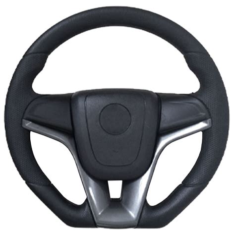 Volante Esportivo Modelo Cruze Camaro Cinza Grafite Base Reta Universal