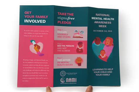 National Mental Health Awareness Week 2016 Brochure On SCAD Portfolios