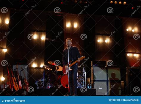 Bryan Adams in Concert editorial stock photo. Image of drummer - 9927878