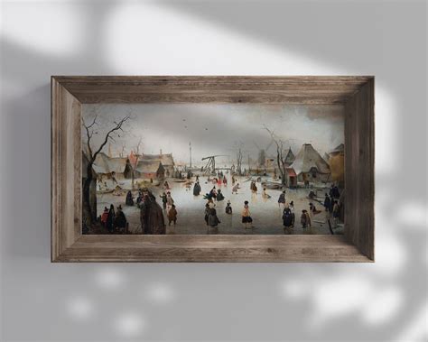 Hendrick Avercamp Ice Skating in a Village 1610 DIGITAL DOWNLOAD ...