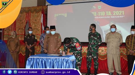 Pemukulan Gong Tandai Pembukaan Tmmd Ke Di Padang Pariaman Dan