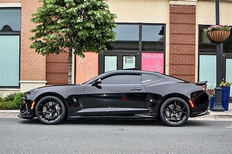 Chevrolet Camaro Zl1 6th Gen Black Project 6gr Ten Wheel Front