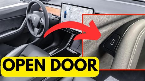 How To Open Tesla Door Normal Way Vs Manual Release Youtube