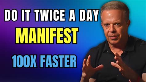 Manifest Anything You Want With This Technique Joe Dispenza Youtube