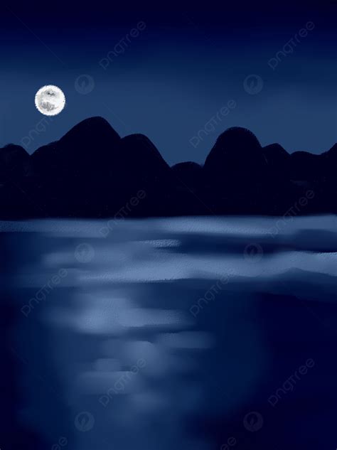 Romantic Full Moon Wallpaper