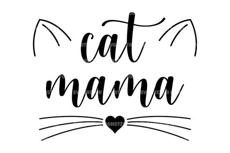 Cat Mama Graphic By Svgvectormonster · Creative Fabrica