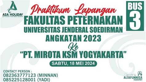 KI Fakultas Peternakan UNSOED Ke PT MIROTA KSM YOGYAKARTA 18 Mei 2024