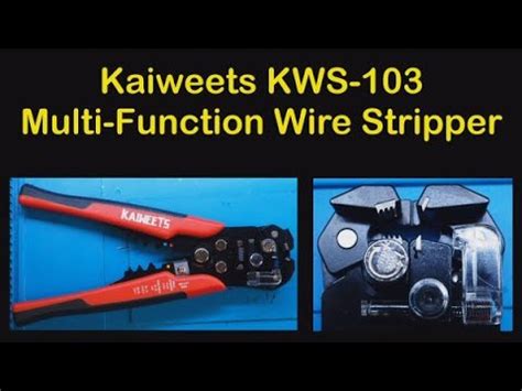 Kaiweets Kws Multi Function Wire Stripper Tool Review Youtube