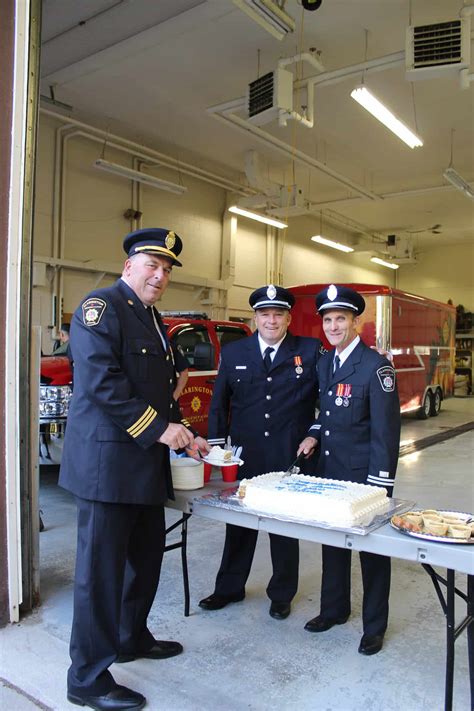 Volunteer Fire Captain Honoured For 35 Years Of Service Orono Weekly