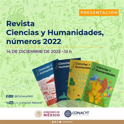 Presentación de la revista Ciencias y Humanidades números 2022 Conacyt