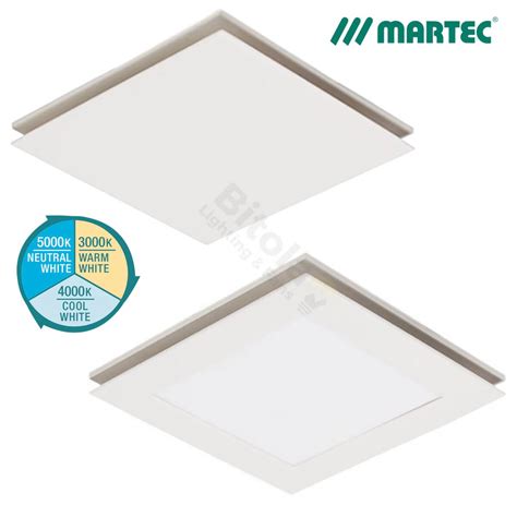 Martec Flow Square Exhaust Fan Small Large Withwithout Led Bitola