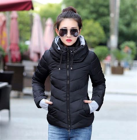 Fashion Womens Short Winter Padded Coat Winter Jackets Women Parka