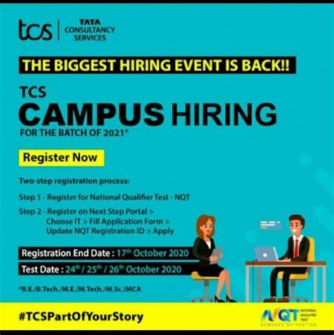 Naukri Jobs Vacancy Online Jobs Tcs Campus Hiring 2020 And 2021