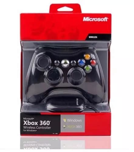 Controle Xbox 360 Sem Fio Com Receptor Usb Para Pc Parcelamento Sem Juros