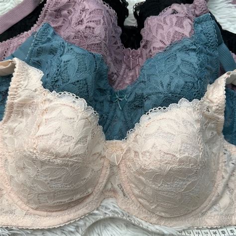 Soft Cup Bra Lace Bralette Lingerie BC Cup 36 46 Wired Baju Dalam Wanita Ada Dawai Besi 2045