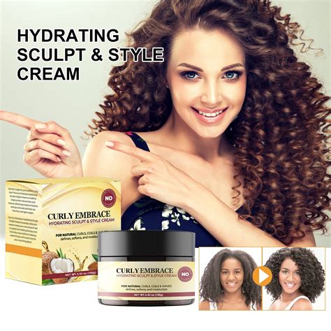 Moisturizing Styling Paste For Curly Hair Hydrating Moisturizing And Shiny Repairing Frizzy Hair