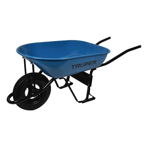 Carretilla De 1 Rueda 580 Kg Azul Wheelbarrow Vacuum The Home Depot