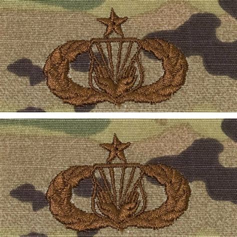 Genuine Us Air Force Embroidered Badge Chaplain Assistant Senior