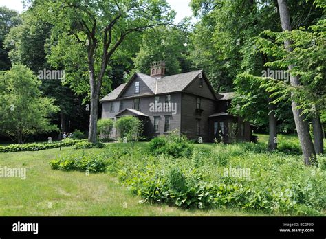 Orchard House, the childhood home of author Louisa May Alcott and the ...