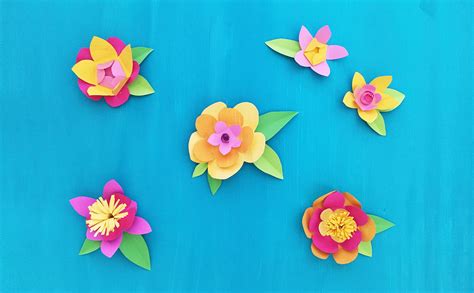 Paper Flowers - Made from Kids Old Artwork - Creating Creatives