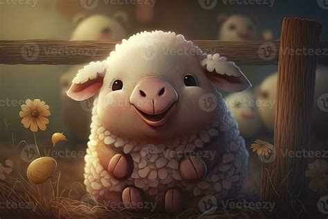 Friendly Farm Animals Greeting You with Smiles 29975368 Stock Photo at Vecteezy