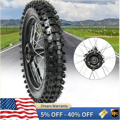 Rear Wheel Rim Tire Assembly For Cc Dirt Pit Bike