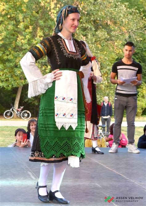 Traditional clothing from the village of Dolni Pasarel, Bulgaria