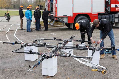 Fighting Fire with Drones - Fire Apparatus: Fire trucks, fire engines ...