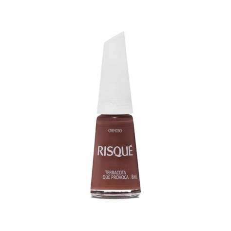 Esmalte Risqué Nude Cremoso Terracota Que Provoca Shopee Brasil
