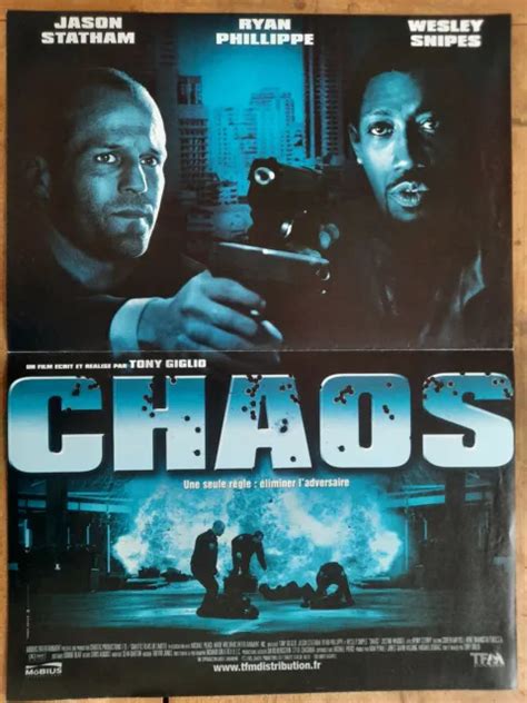 AFFICHE CHAOS TONY GIGLIO Jason STATHAM Wesley SNIPES Ryan PHILLIPPE