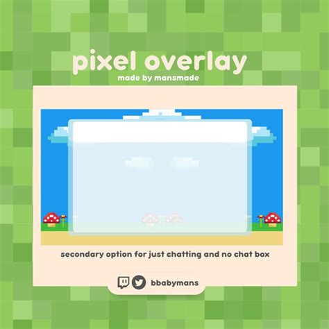 Full Twitch Package Pixel Art Twitch Overlay Scenes And Etsy