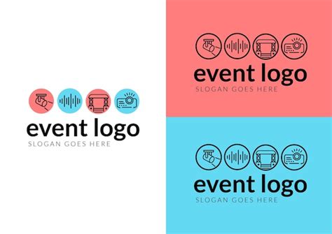 Logotipo Del Evento Con Concepto De Dise O De Iconos Diferentes