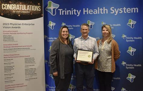 Trinity Health System Recognized By Physician Enterprise Vision Awards