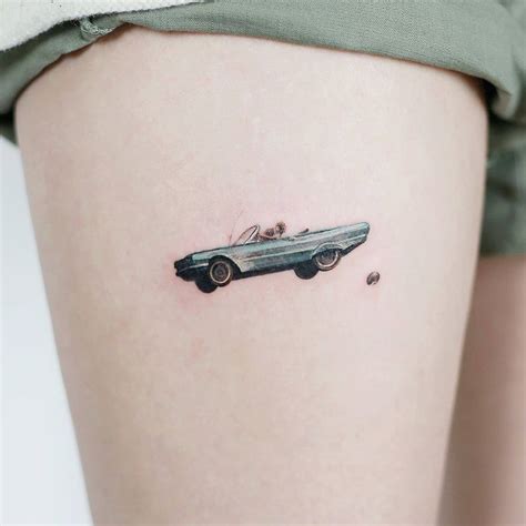 Thelma & Louise car tattoo - Tattoogrid.net