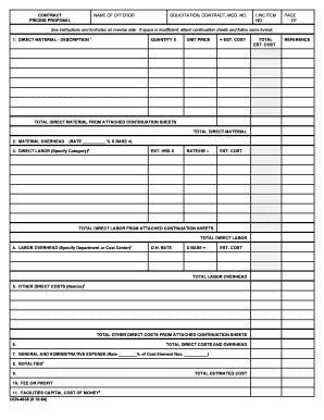 Fillable Online Ornl CONTRACT NAME OF OFFEROR SOLICITATION CONTRACT